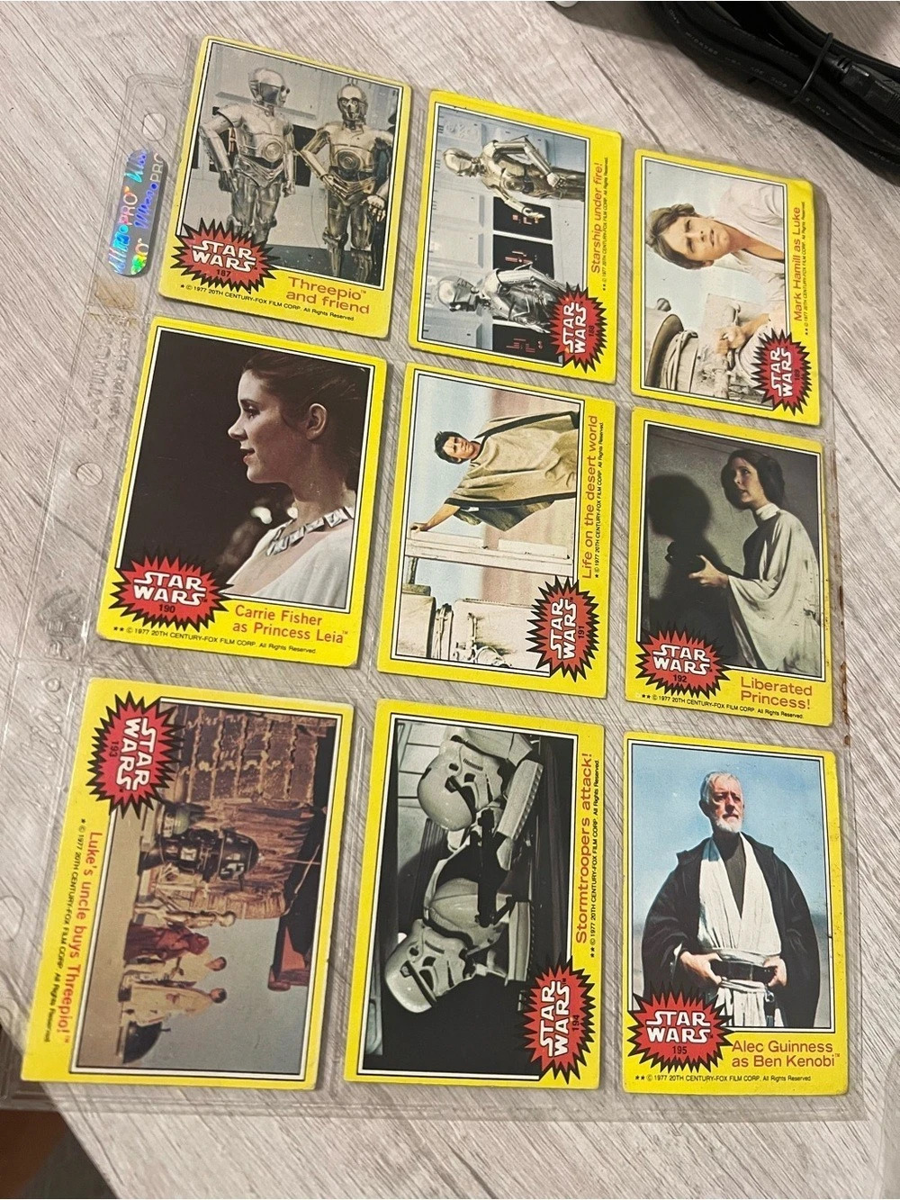 Topps 1977 Topps Star Wars Trading Cards (Yellow Border / Series 3) 1977 Star
